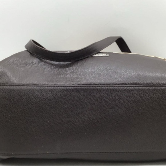 Coach Brown and Black Satchel - Picture 6 of 9